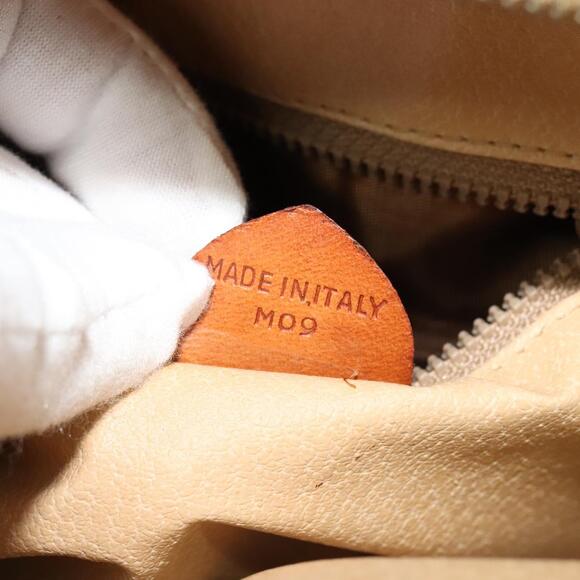 CELINE Macadam Canvas Shoulder Bag Pvc Leather Brown Gold - Picture 13 of 13